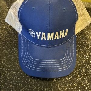 Yamaha Blue and White Cap